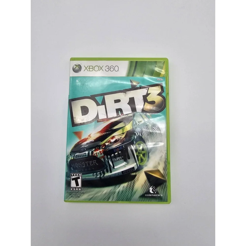 Dirt 3 (Microsoft Xbox 360, 2011) CIB Complete with Manual Racing Game